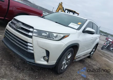 2017 Toyota Highlander Limited Platinum from USA, damaged, VIN 5TDDZRFH6HS465772